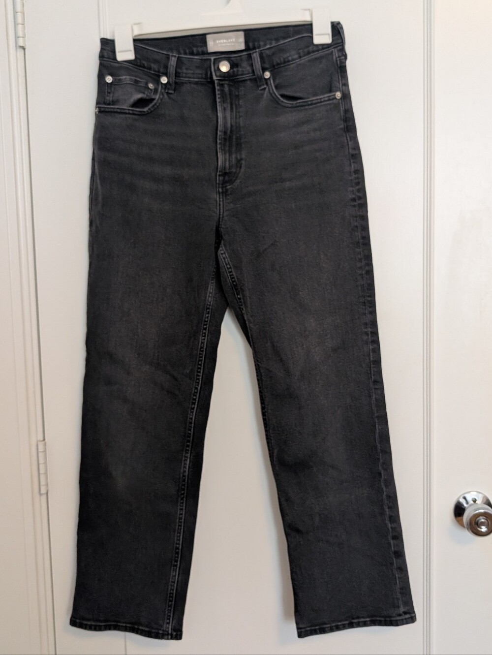 Everlane Cheeky Straight Jeans- Black 30R